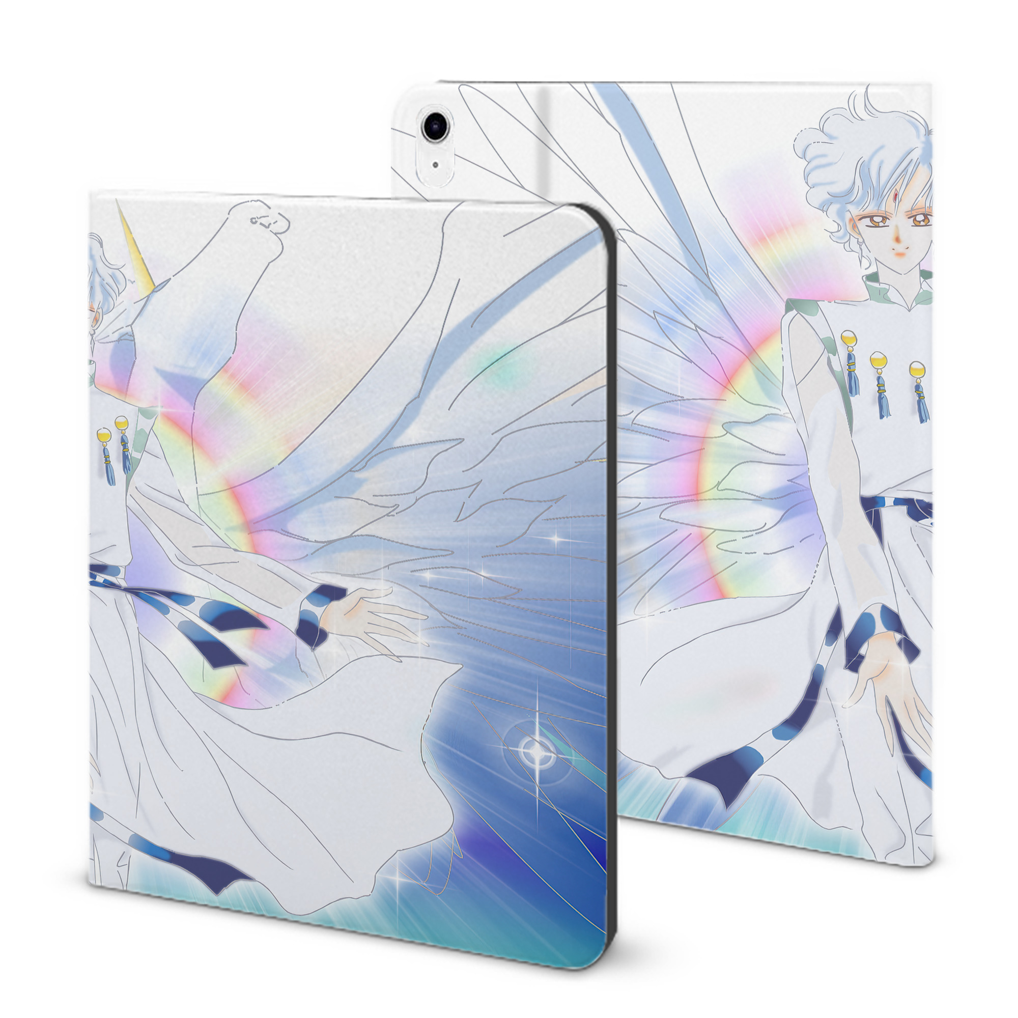 （画像用） 美少女戦士セーラームーン Sailor Moon IPad ケース ブック型 PUレザー TPU 耐衝撃 軽量 薄型 ペン収納なし 全面保護 IPad 各モデル対応